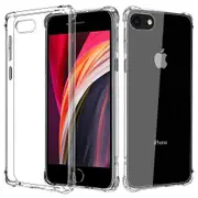 For Apple iPhone SE 2nd Gen 2020 Case Shockproof Tough Air Cushion Gel Clear Transparent Heavy Duty Case Cover