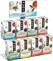Numi Organic Tea Display Rack, 8 Count Rack, Green, Orange, Compact, Tiered Shelf, Easy Dispense, Commercial, Foodservice, Office