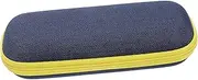 [DEARMAMY] Denim Glasses Box Eyeglasses Organizer Eyewear Case Zipper Case Sunglasses Case with Travel Glasses Storage Boxes Travel Case Sunglasses Case for Men Sport Glasses Case