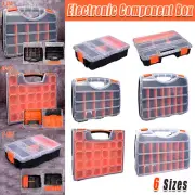 Portable Compartment Storage Box Organiser Case For Screw Nail Nut Bolt & Craft
