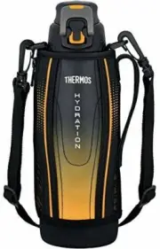 Water bottle vacuum insulation 1.0L Black gradation FFZ - 1002 F BK - G NEW
