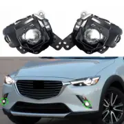 2PC Front Bumper Fog Light LED Lamp For Mazda CX3 2016-17 CX4 Atenza CX9 2017-18 (for: Mazda)