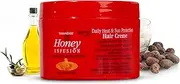 Strong Ends Honey Infusion With Olive Oil and Shea Butter Daily Sun & Heat Protection Hair Cream, 6 Ounce