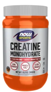 Now Foods Pure Creatine Monohydrate 600Gram Powd Kosher/Non GMO/ Cratine 5000mg