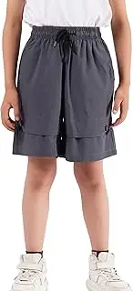 [CALBOUNT] Boys Lightweight Shorts Kids Elasticated Waist Quick Dry Summer Short with Cargo Pockets