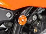 DBK KTM Upper Frame Cap Plugs - 790 Duke 2018+ - Orange