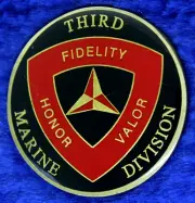 USMC 3rd Marine Division Challenge Coin C-41