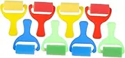 Boys and Girls Foam Paint Applicator Set 8 Piece Craft Brushes Roller Easy Wash Safe for Children's Art Projects