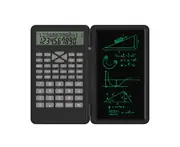 Scientific Calculator with Erasable Writing Board 240 Functions 2 Line LCD Display Foldable Financial Math Calculator School Supplies for Middle High Schoo