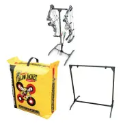 Morrell Yellow Jacket 19lb Bag Target w/ HME Products Target Stand & Bow Hanger
