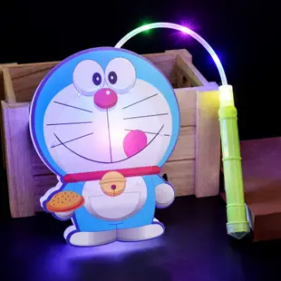 新款兔年卡通發光手提燈籠 玩具 玉兔 皮卡丘 冰雪奇緣 手提燈籠DIY