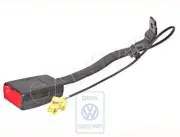 Genuine VW Bora Jetta Belt Latch left satin black/fire red 1K4857755JQVZ