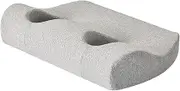 Ear Pillows with Hole, Pillow with Ear Hole, Cervical Pillow, Breathable Side Sleeping Pillow for Headphones, Side Sleepers, Light Gray
