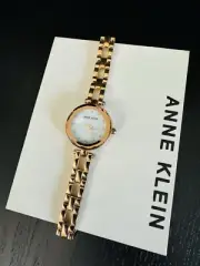 Anne Klein Women's Premium Crystal Accented Open Bracelet Watch ak/3120