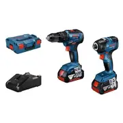Bosch 18V Cordless Impact Driver & Vibration Driver Drill Kit (Includes 2 4.