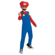 Nintendo Super Mario Value Plus Kids/Childrens Video Game Overalls Costume