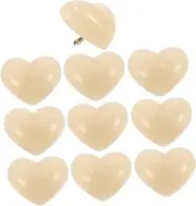 [GAROZATION] 10pcs Heart Shape Sewing Buttons for Crafts Jelly Heart Buttons for Shirts Jackets and Pajamas for Projects and