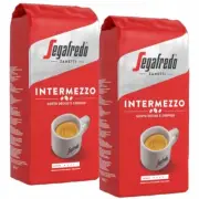 2 Pack Segafredo INTERMEZZO - Coffee Beans 2 x 1kg/ 35.27 oz