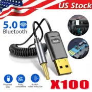 Wireless USB Bluetooth 5.0 Audio Transmitter Receiver Adapter For PC TV Car LOT