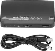HD Multimedia Interface Audio Extractor, 4K 60Hz Audio Bluetooth Adapter for TV, ARC Audio Splitter Converter for PC, Supports Sound Output, 2.0 5.1 ADV Three 3 Modes