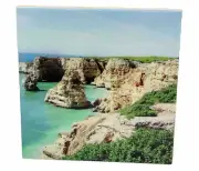 Algarve Portugal Ceramic Tile Trivet Coaster Travel Souvenir 4" x 4"