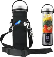Storage Sleeve Bag for Ninja Blast Portable Blender with Shoulder Strap and Acce