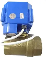 1 pcs of Motorized Ball Valve 12V, DN25 (BSP 1" Reduce Port), with Manual Switch, 2 Way, Electrical Valve, Brass
