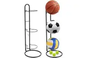 3 Tier Basketball Storage Rack Holder for Home Garage Sports Equipment
