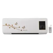 Wall Mounted Air Conditioner with Timer Remote Control Portable Mini Electric Cooling and Heating Machine for Bedroom Bathroom