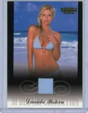 DANIELA PESTOVA 2012 SPORTS ILLUSTRATED SI SWIMSUIT #DP/M BLUE BIKINI RELIC CARD
