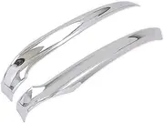 ALAGPNPMZH Chrome Car Rearview Mirror Strip Cover Trim Decorate Frame Moulding Accessories for Mazda CX-5 CX5 KF CX-8 CX8 2017-2020 2021 Chrome Style(ABS Chrome)