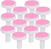 NULYLU 12pcs Electric Nail Grinder Grinding Head Cuticle Edger Replacement Pads Nail Kits Nail Supply Finger Nail Buffer Replacement Heads Buffer Pads for Nails Electric