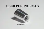 1000 QTY NEW1.00" Beer Tap Ferrule Tapered 5/16"-3/8"Threaded Hole