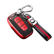 3 Buttons Soft TPU Flip Full Cover Smart Remote Keyless Key Case For Hyundai