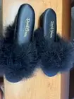 Daniel Green Ladies Slippers - Style Kitty Size 7.5 Black