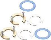 Angoily 2 Sets Kitchen Antiloosing Nut Washers for Accessories Tap Fixing Tool for Kitchen Supply