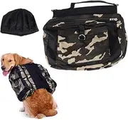 Ipetboom Dog Packs for Hiking Portable Outdoor Backpack Oxford Fabric for Medium Large Dogs