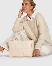 [Belle & Bloom] Wonder Of You Cashmere Blend Oversized Jumper - Cream