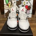 Air Jordan 4 Retro OG 'White Cement' 2025 FV5029-100 Size 12 New Deadstock