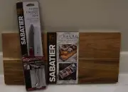 Sabatier 4.5" fine edge utility knife prep and serve board 2 sided
