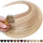 Nano Ring Hair Extensions 100% Real Human Remy Hair Extensions Micro Beads Loop