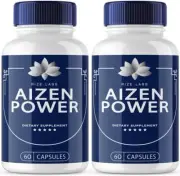 2 PACKS Aizen Power Advanced Formula, All Natural Mental Capsules