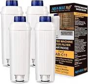 4X Coffee Water Filter Compatible with DeLonghi Filter DLSC002, ECAM, ETAM, EC680, EC800, Water Filter Cartridges Activated Carbon Softener