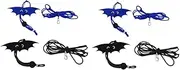 SUPVOX 2sets Pet Reptile Leash Small Animal Harness for Lizards Dog Leash Rope 2 Sizes Adjustable Harness Rope Lizard Reptile Pet Outdoor Accessories 2pcs*2