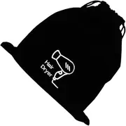 FRCOLOR Travel Toiletry Bag Small Drawstring Hair Dryer Storage Pouch for Hair Tools Hotel Home Use