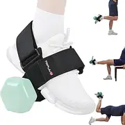 Dumbbell Foot Attachment, Tibialis Trainer, Adjustable Ankle Weights, Ankle Straps for Weight Lifting, Leg Workouts at Home for Hip Flexors, Shin Splint, Hamstring Curls, Leg extensions, Home Gym