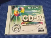 TDK Blank CD-R 700mb 80min