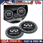 2 pk Cup Mat Car Drink Holder Insert Silicone Coaster Set for Infinity Style 1