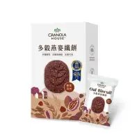 在飛比找momo購物網優惠-【Granola House】多穀燕麥纖餅22gx8包-醇黑