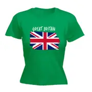 Great Britain Country Flag Nationality - Womens T-Shirt T Shirt Tshirt